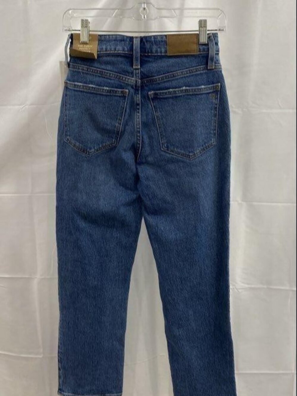Madewell Curvy Perfect Vintage Straight Crop Jeans Size 24 NWT